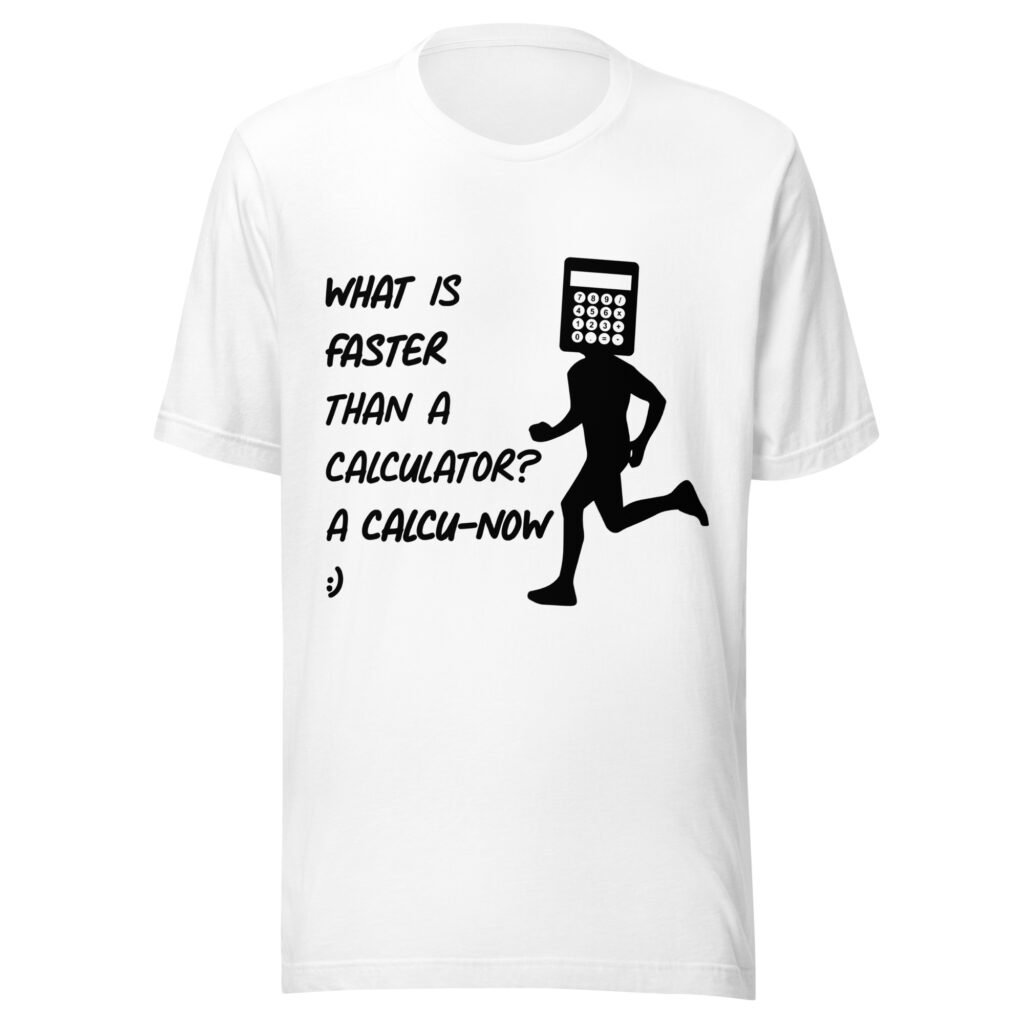 What is faster than a calculator?